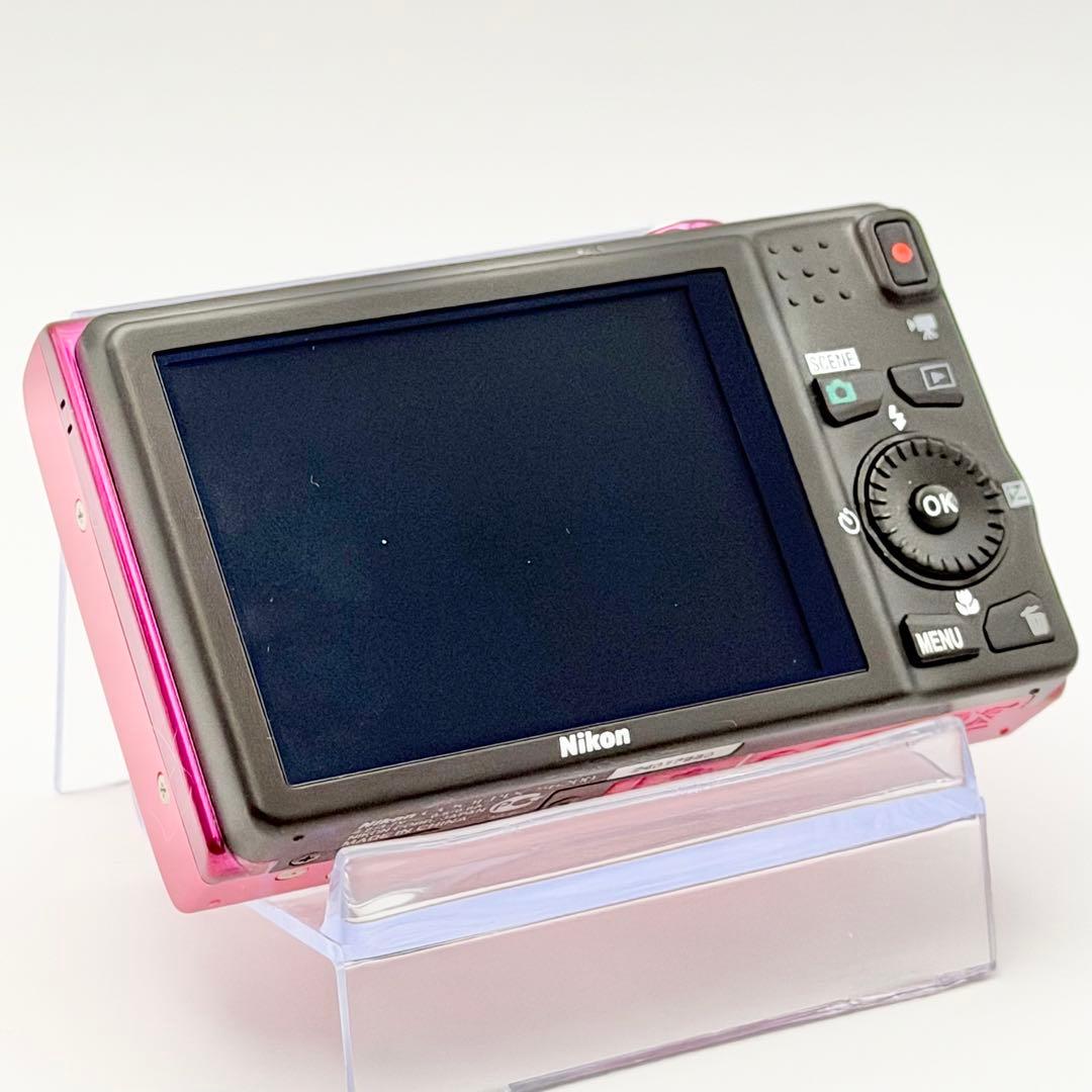 【美品・動作確認済】 NIKON COOLPIX S6200 ピンク