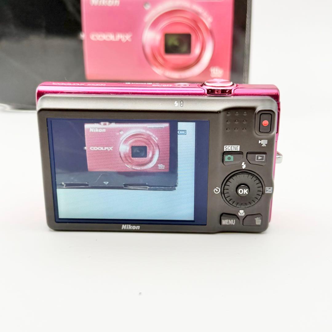 【美品・動作確認済】 NIKON COOLPIX S6200 ピンク