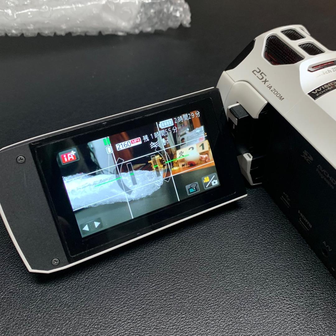 パナソニック 4K ビデオカメラ HC-VZX992M-W 64GB ホワイト