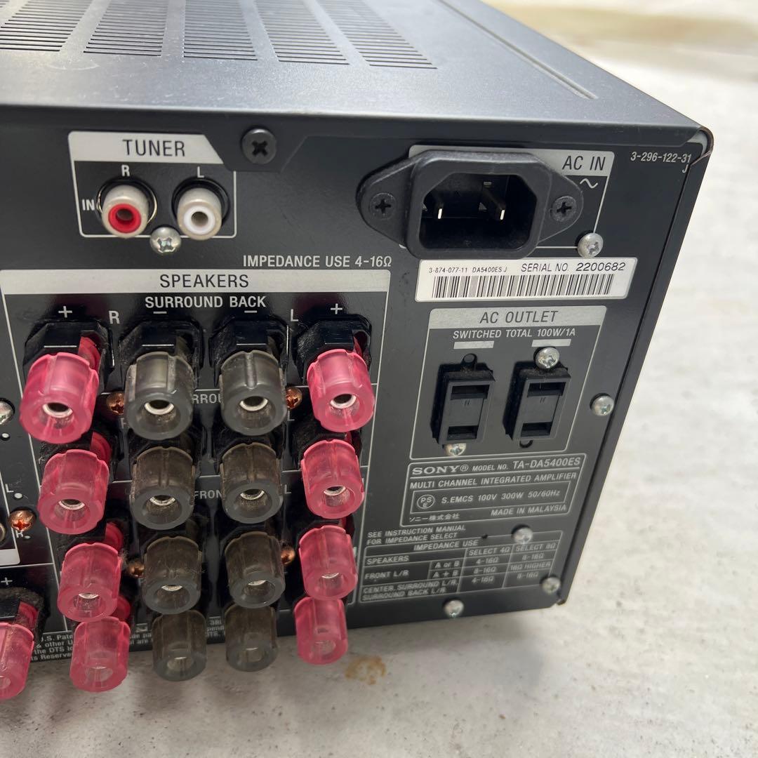SONY TA-DA5400ES マルチチャンネルインテグレートアンプ 美品
