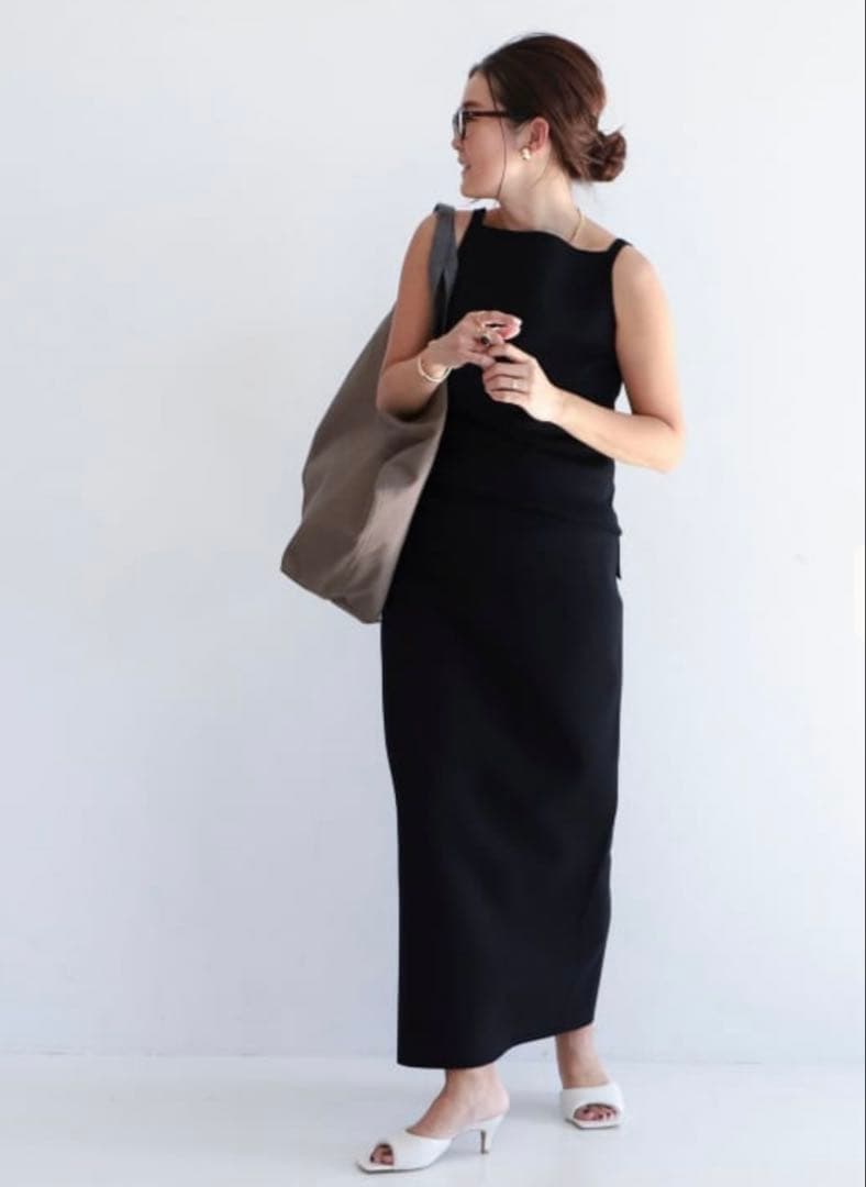 【未使用・タグ付】Demi-Luxe BEAMSヘルシーニットキャミソール