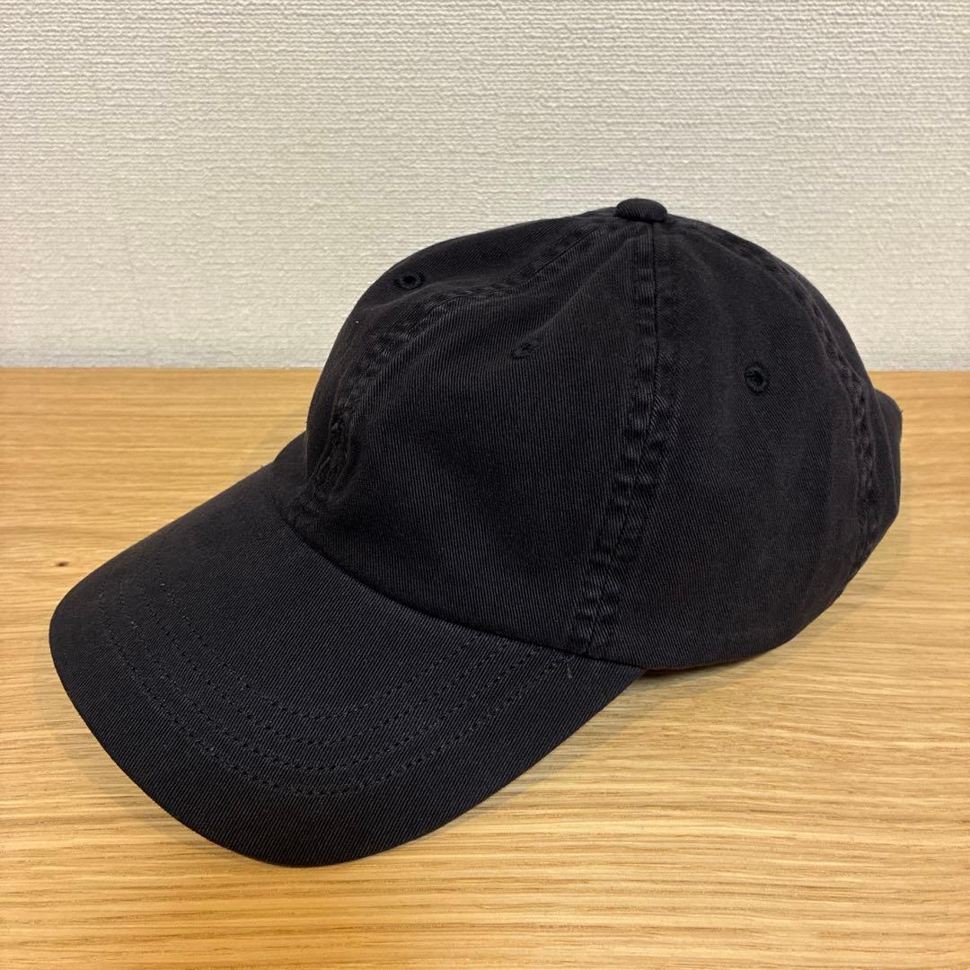 ロンハーマン　ラルフローレン別注　ブラックガーメントダイ キャップ