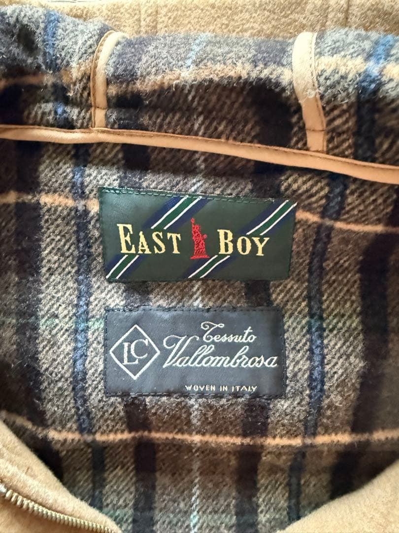 EAST BOY ダッフルコート ベージュ フード付き