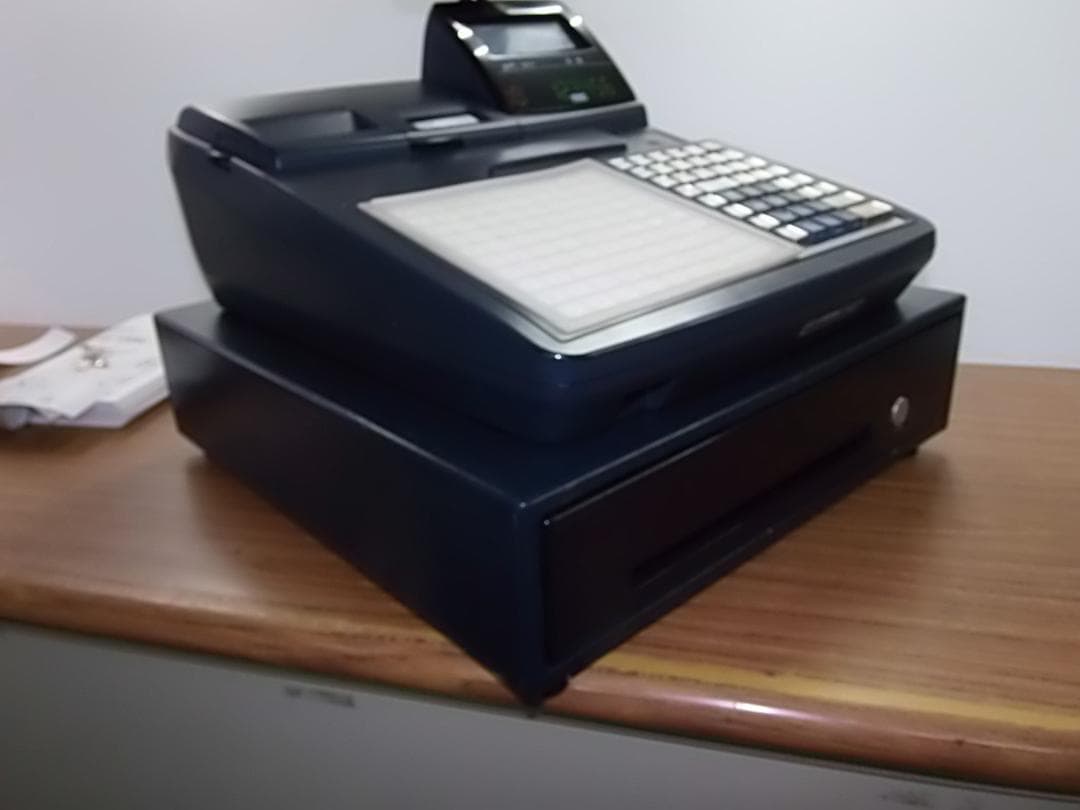 人気の黒38店名設定無料飲食向東芝テックFS-1550インボイスレジスター