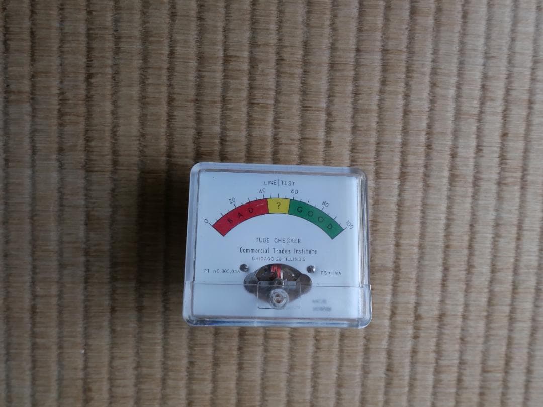 CTI製 TC-20 真空管試験機と取扱説明書 -ジャンク