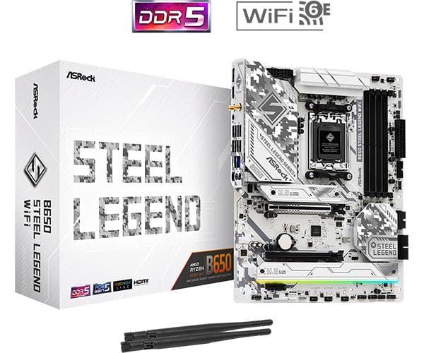 【中古】ASRockマザーボード【B650 Steel Legend WiFi】