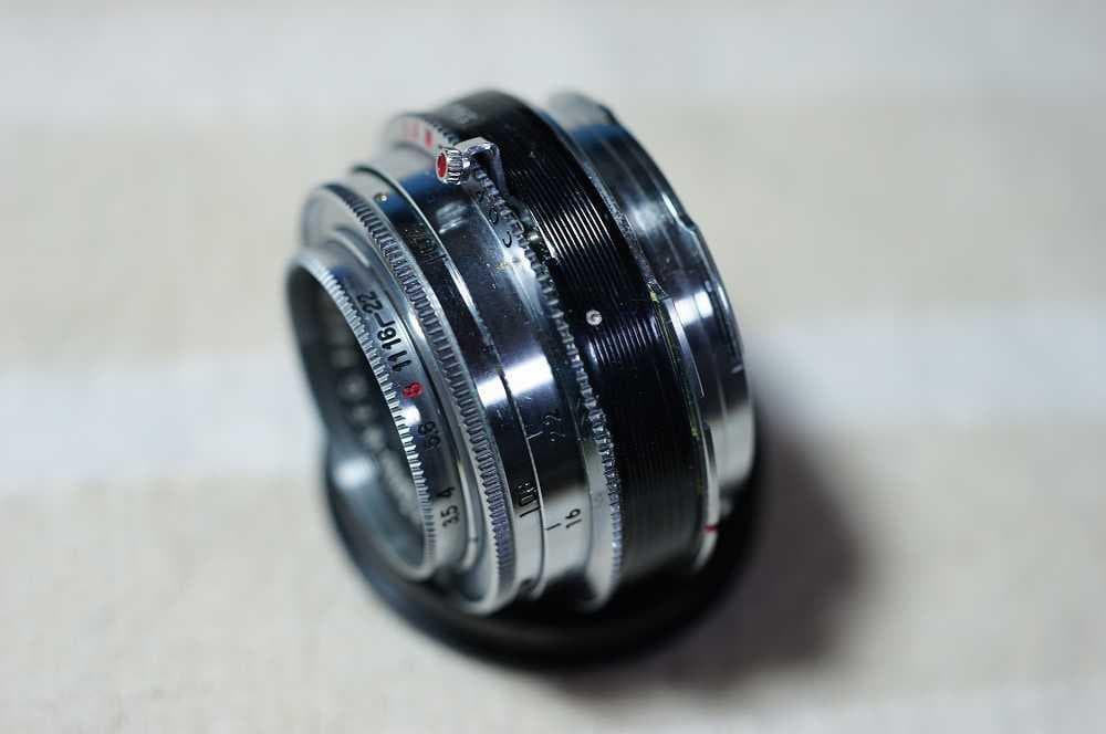 改造レンズ　D.zuiko-w F.C. 3.5cm F3.5