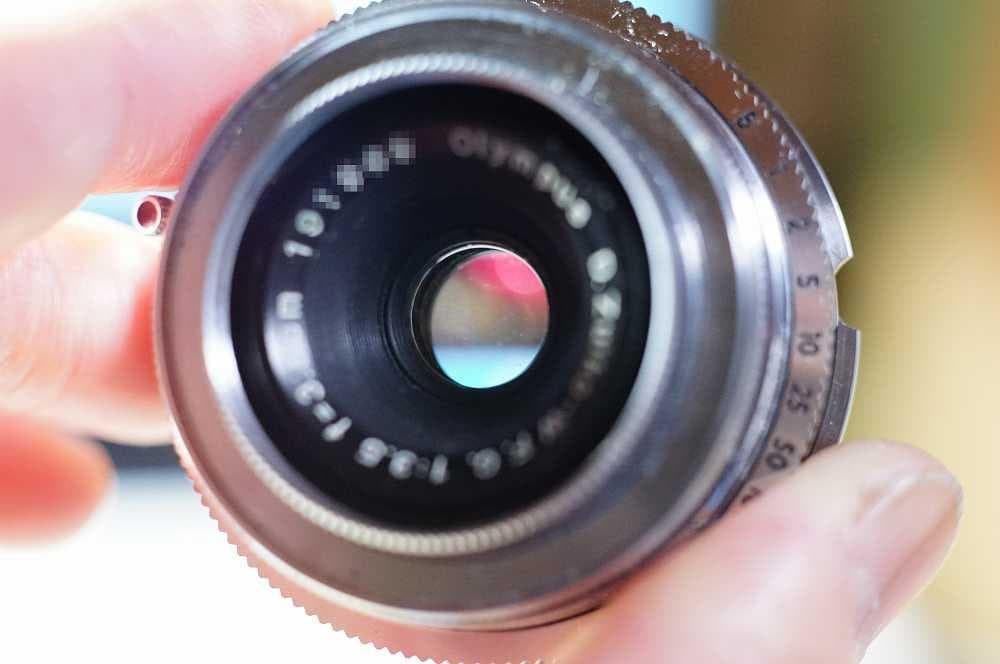 改造レンズ　D.zuiko-w F.C. 3.5cm F3.5