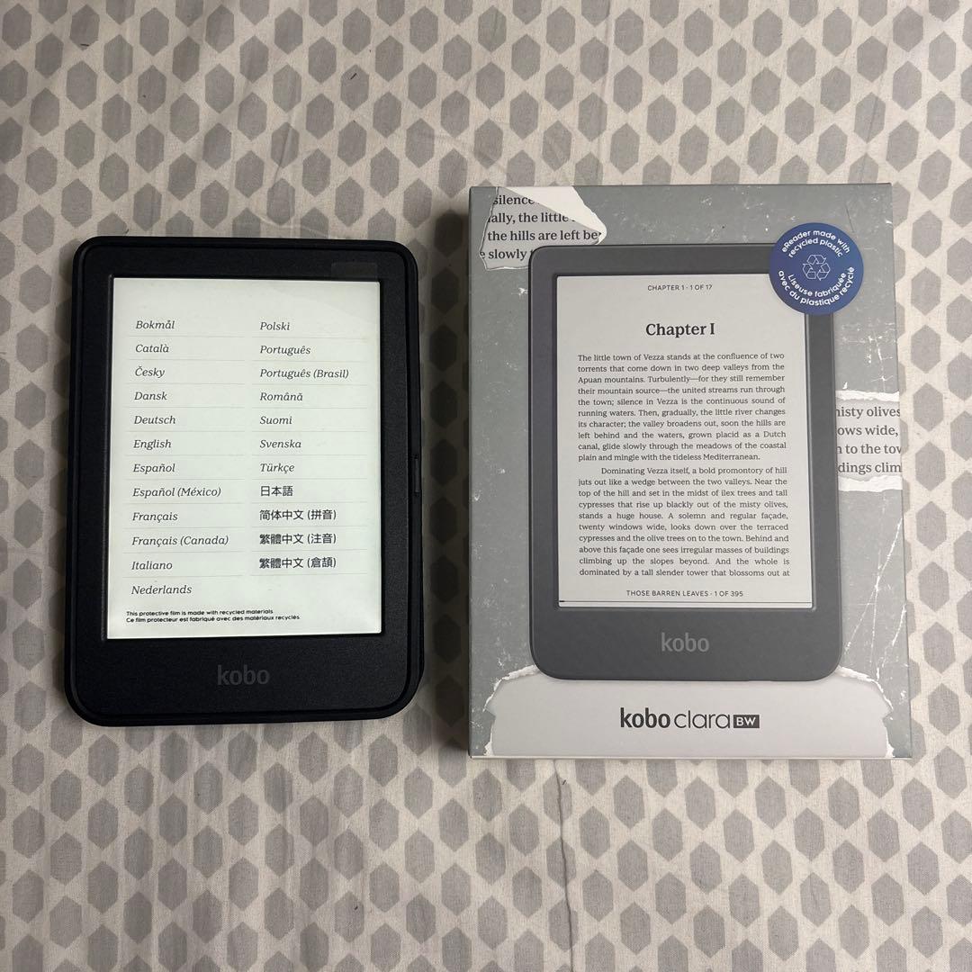 Kobo Clara BW ブラック 6インチ N365-KJ-BK-S-EP
