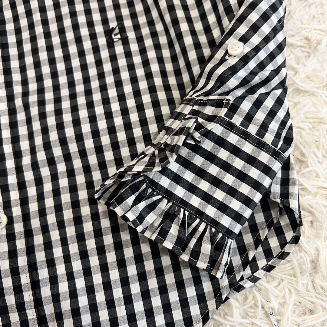 MADISONBLUE マディソンブルー ラウンド カラー フリル シャツ