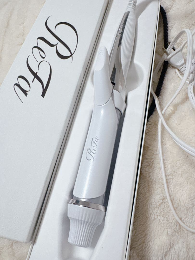 リファ コテ ヘアアイロン カール プロ 32 ホワイト 美品