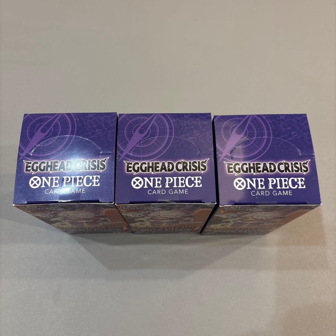 ワンピースカード　EGGHEAD CRISIS　テープ付未開封3BOX