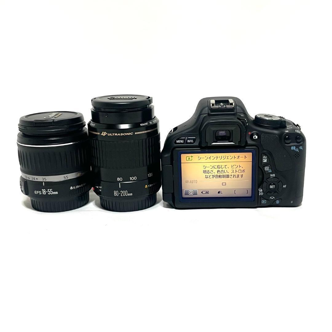 初心者も安心❣️ Canon EOS Kiss X5 Wズームセット USM搭載