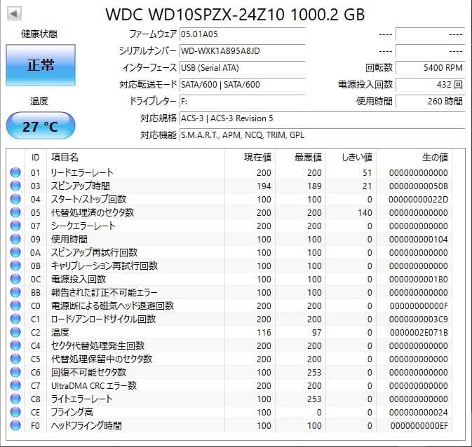 ✨4個セット✨HDD 1000GB✨大容量1TB✨2.5インチ✨09-02