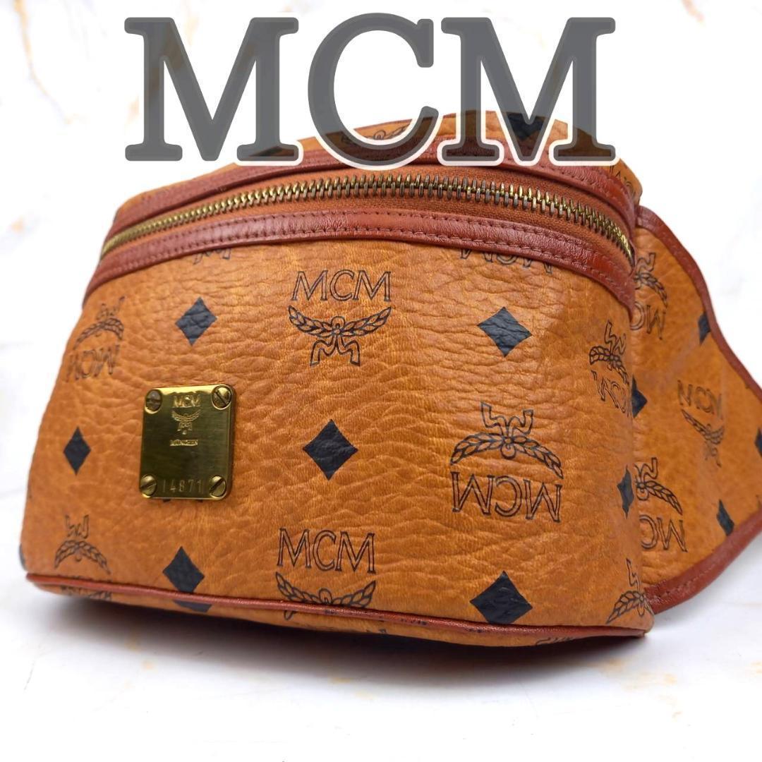 ✨希少✨ MCM ヴィセトス ボディバッグ ウエストポーチ オールレザー