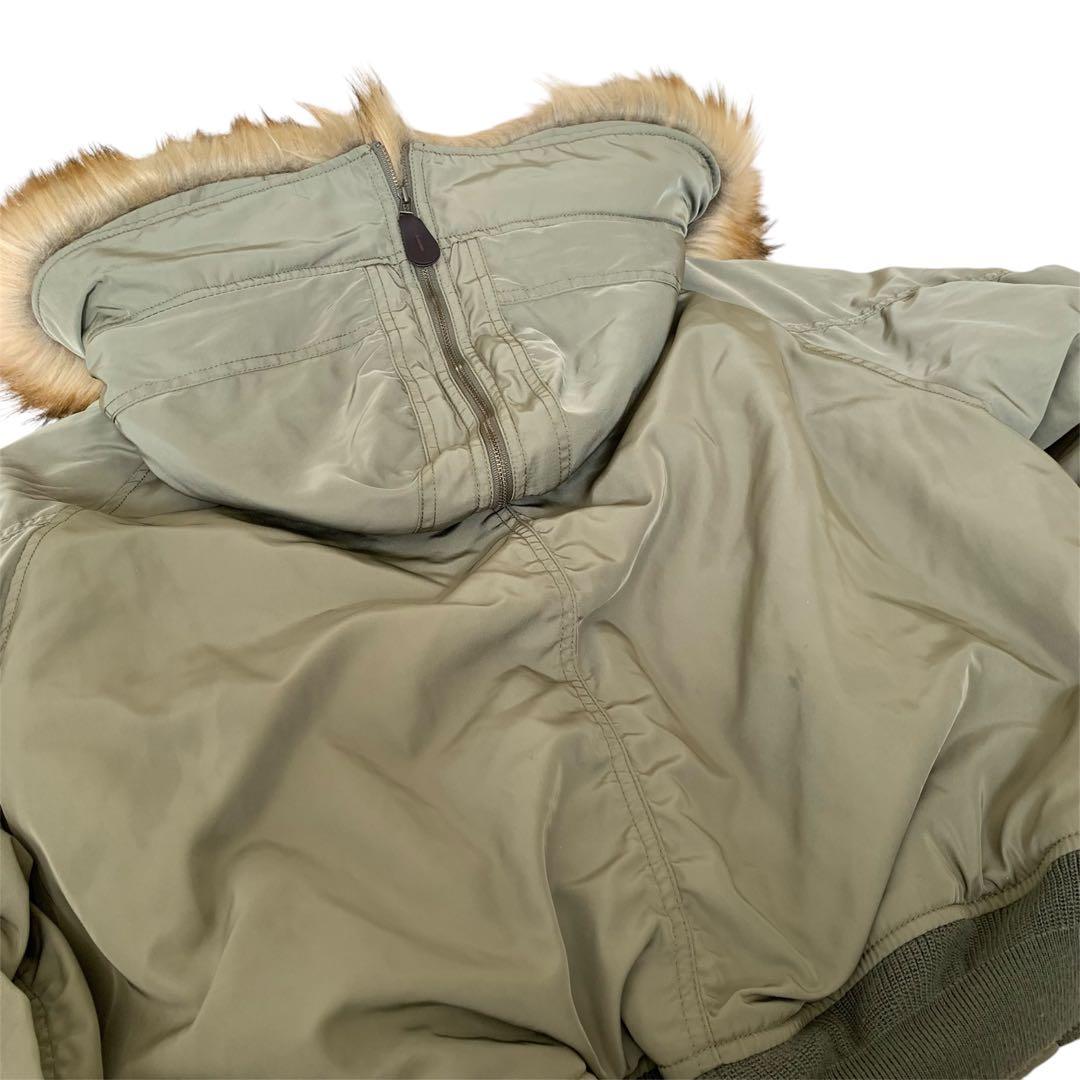 MOUSSY ファー付き　ミリタリー　フライト　ジャケット　モッズコート　N2B