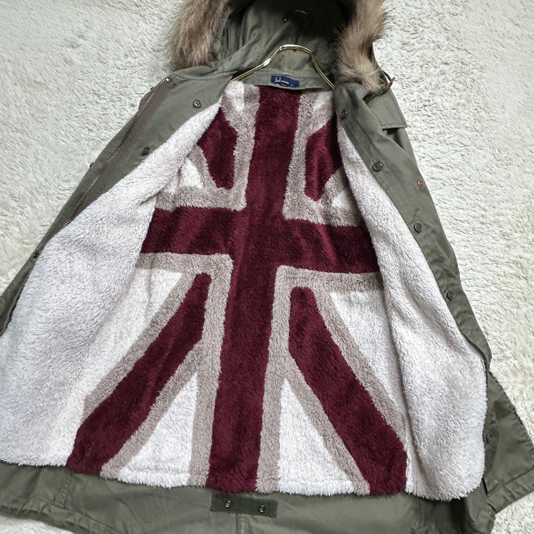 FRED PERRY モッズコート ユニオンジャック ライナー 2way カーキ