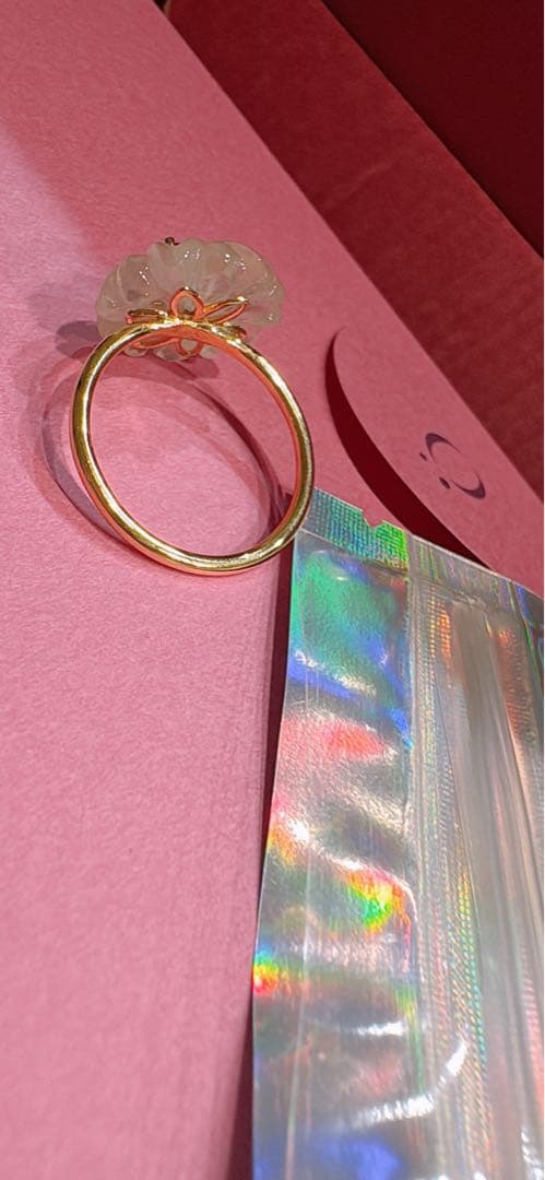 専用　オジュール odul FLOWER CARVING RING 17号