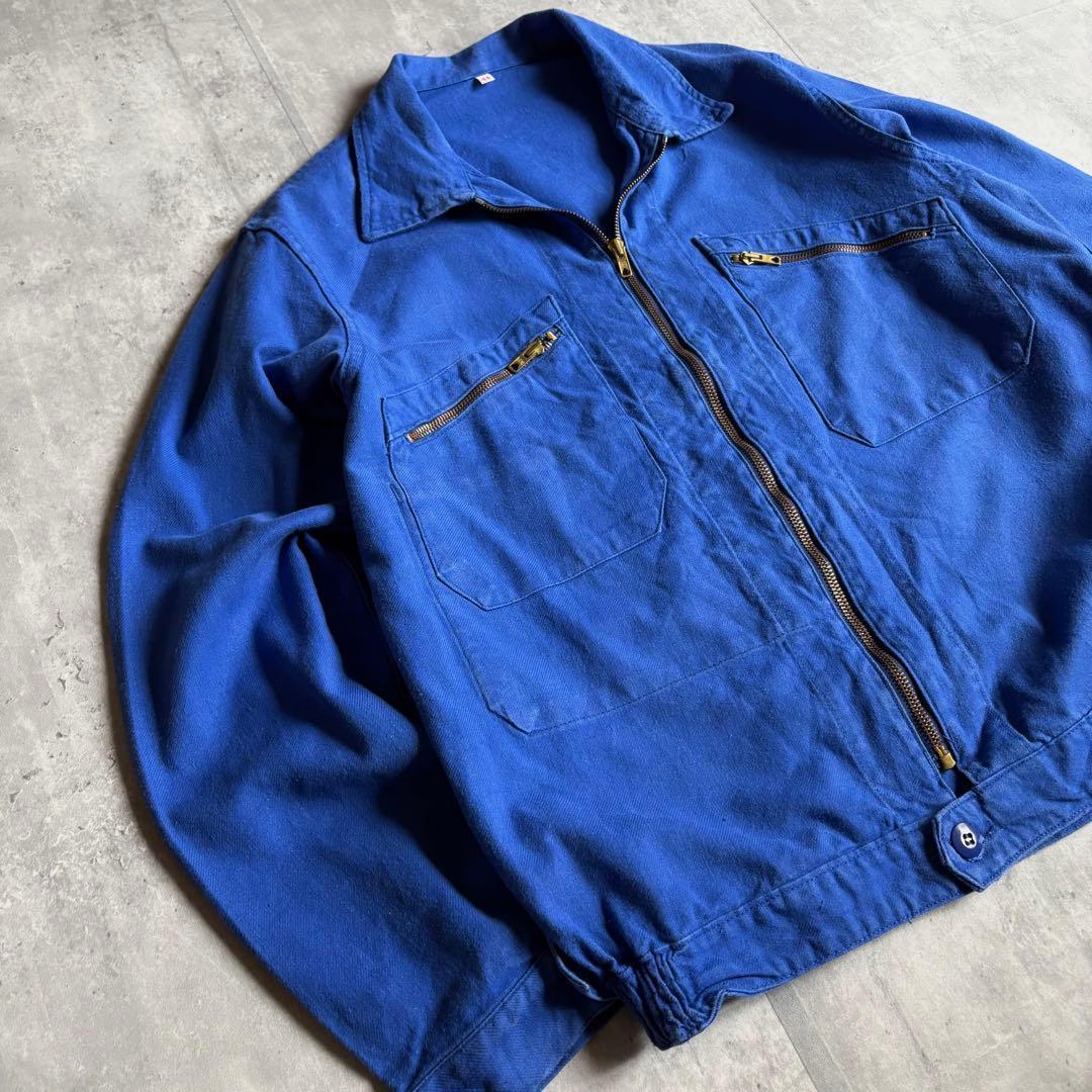 【60s vintage】サイクリスト　メカニカル　ワークジャケット　フランス製