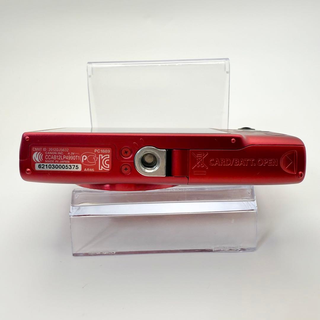 極美品　Canon IXY 110F レッド　箱付き 付属品多数 1022-1