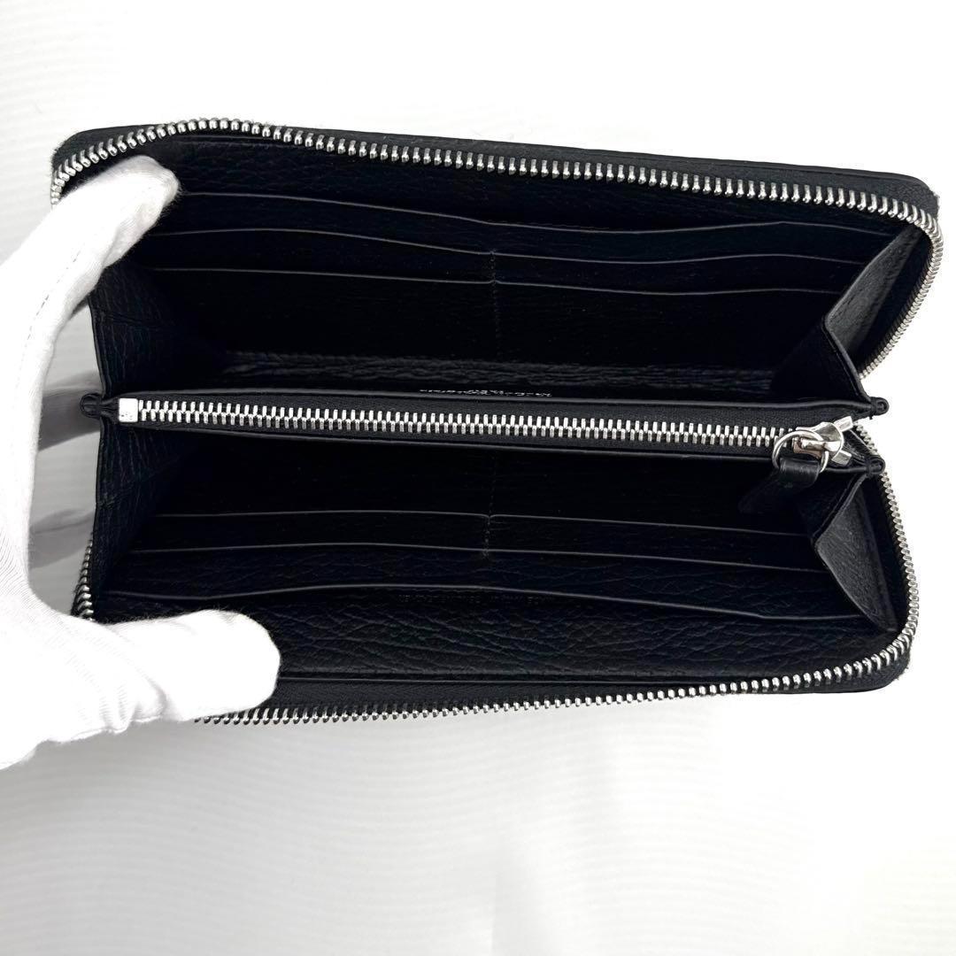 メゾン マルジェラ 長財布 ラウンドジップ レザー S56UI0110P4455