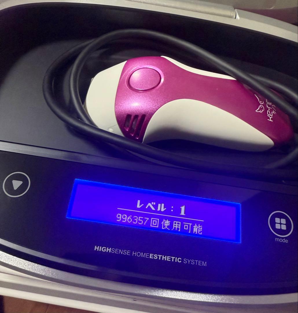 未使用級⭐︎脱毛器 ケノン Ver7.1 シャインピンク 残照射数99.63%以上