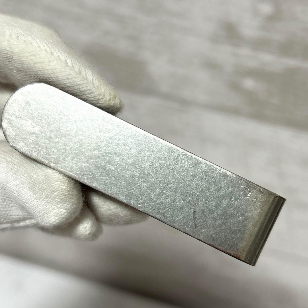 YSL サンローラン　 ビルクリップ　マネークリップ　札入れ　シルバー