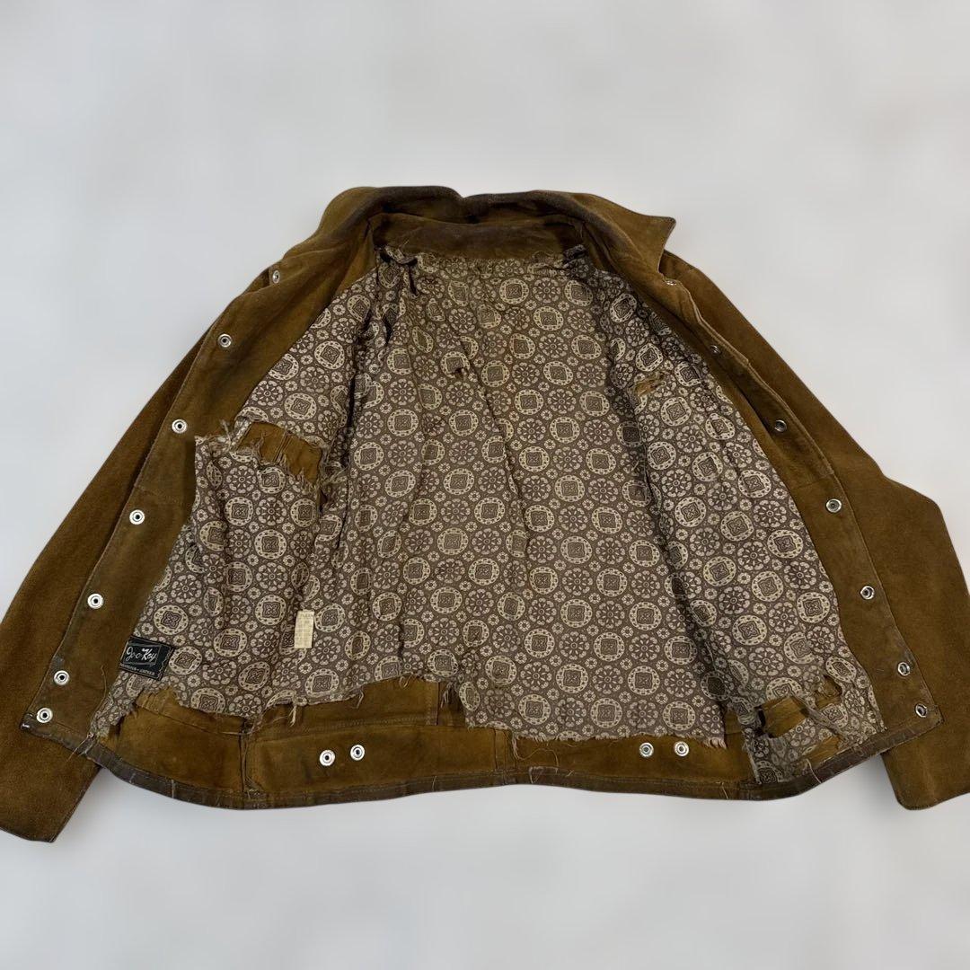 50s60sビンテージ！スエードジャケット jo-o-kay 38