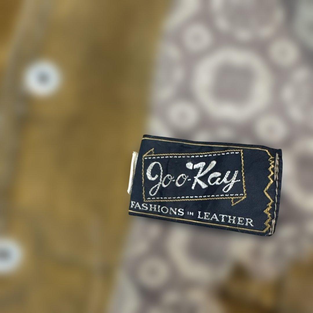 50s60sビンテージ！スエードジャケット jo-o-kay 38