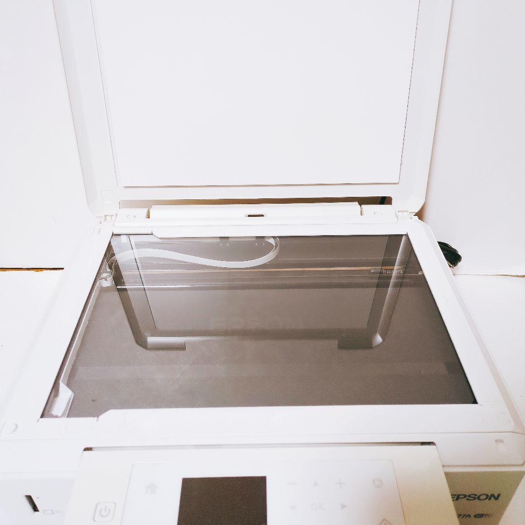 EPSON プリンター インクジェット複合機 カラリオ EP-777A ホワイト