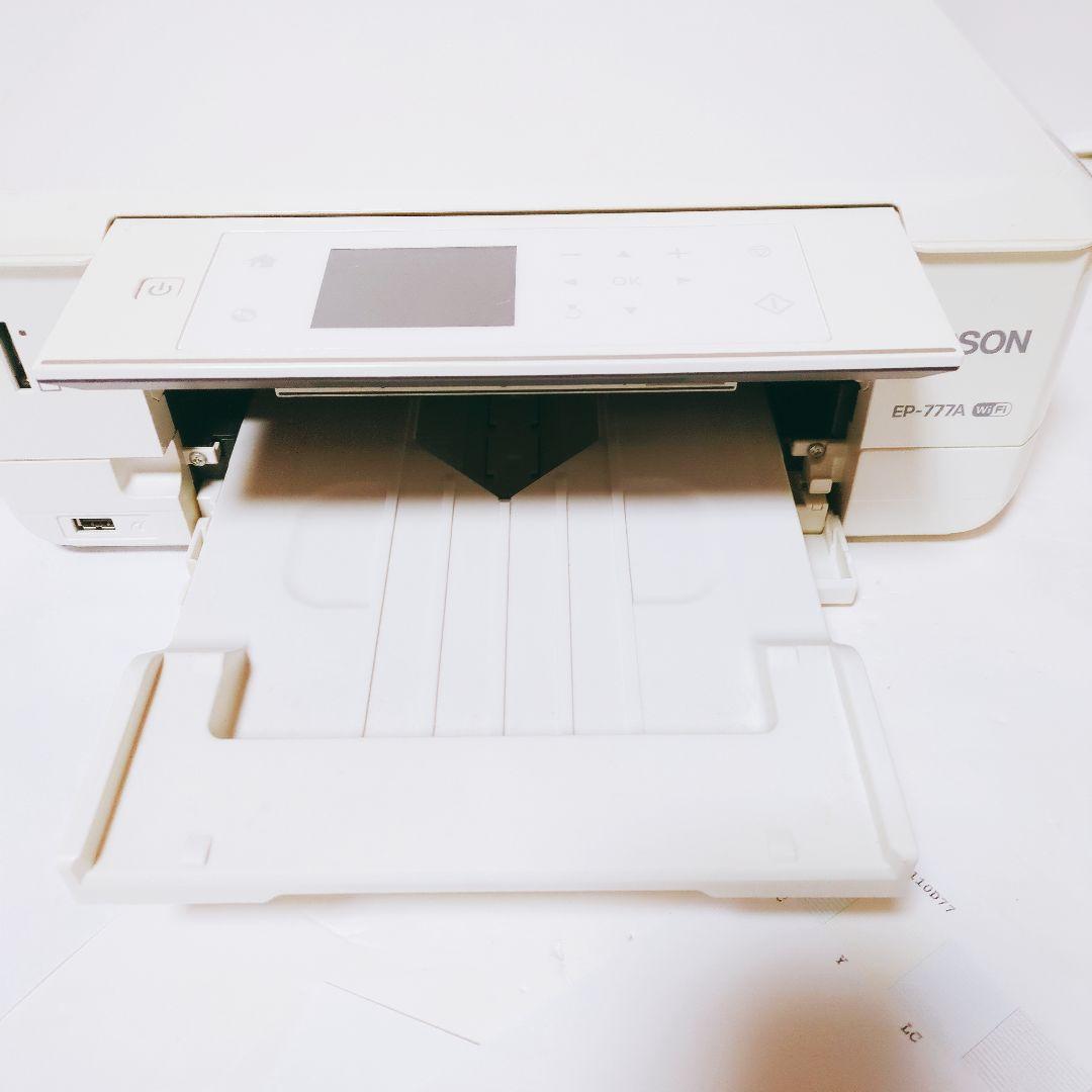 EPSON プリンター インクジェット複合機 カラリオ EP-777A ホワイト