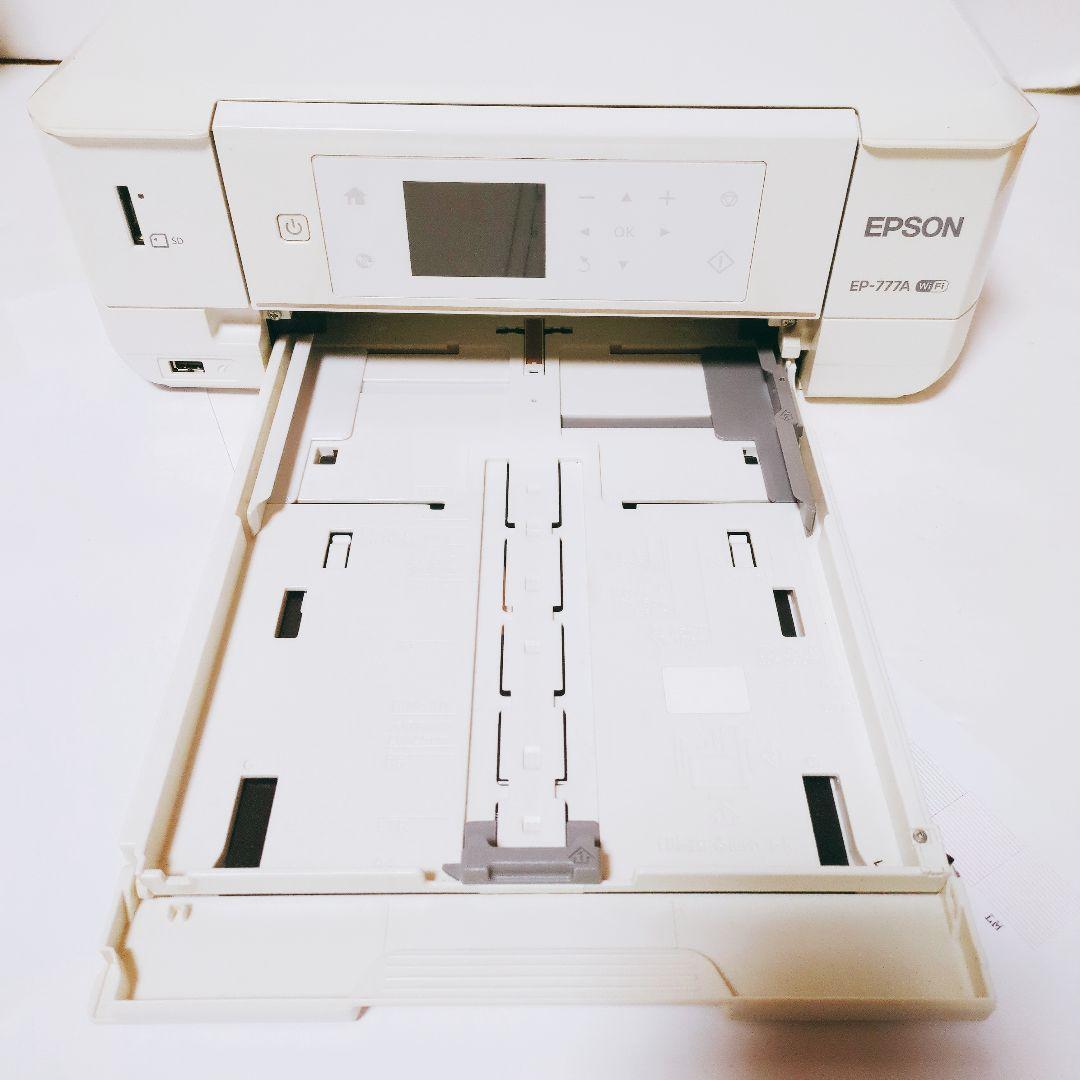 EPSON プリンター インクジェット複合機 カラリオ EP-777A ホワイト