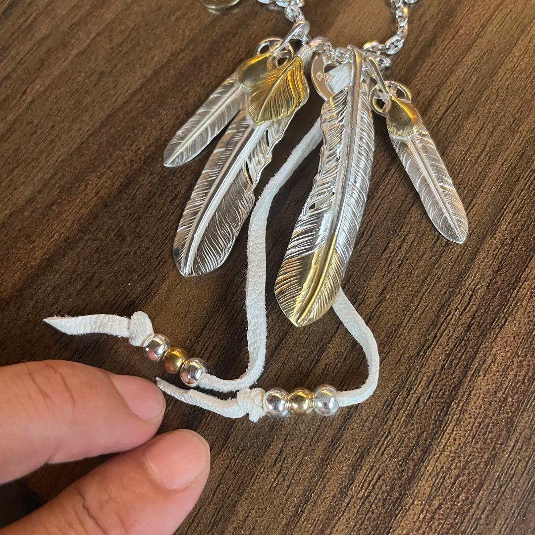 キムタク フェザー セット ネックレス アクセサリー ハンドメイド ノーブランド