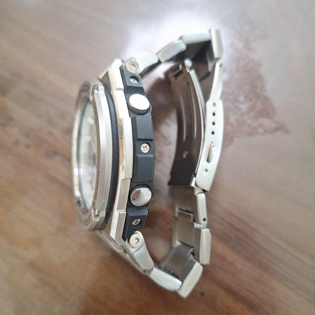 CASIO G-SHOCK シルバー メタルバンド　GST-W110　Ｇスチール