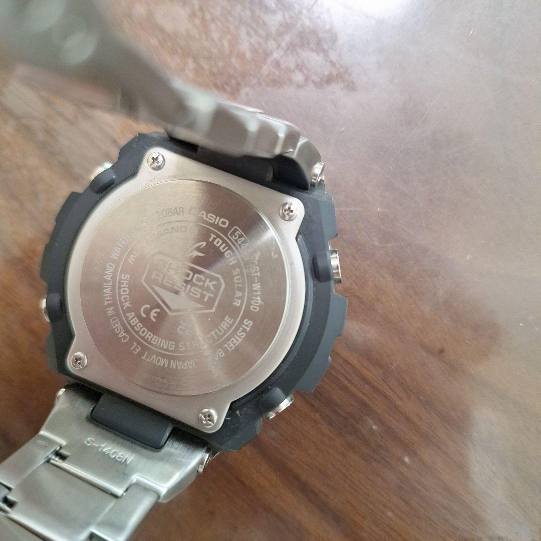 CASIO G-SHOCK シルバー メタルバンド　GST-W110　Ｇスチール