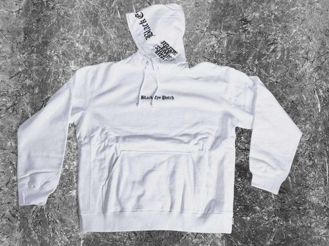 【新品未使用タグ付き】BLACK EYE PATCH パーカー ホワイトXL