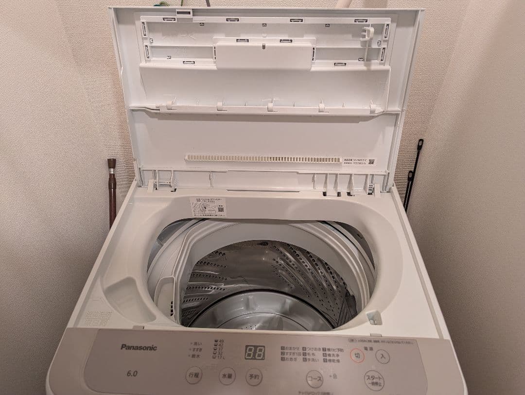【11/24まで出品】洗濯機 パナソニック 6kg na-f60b15