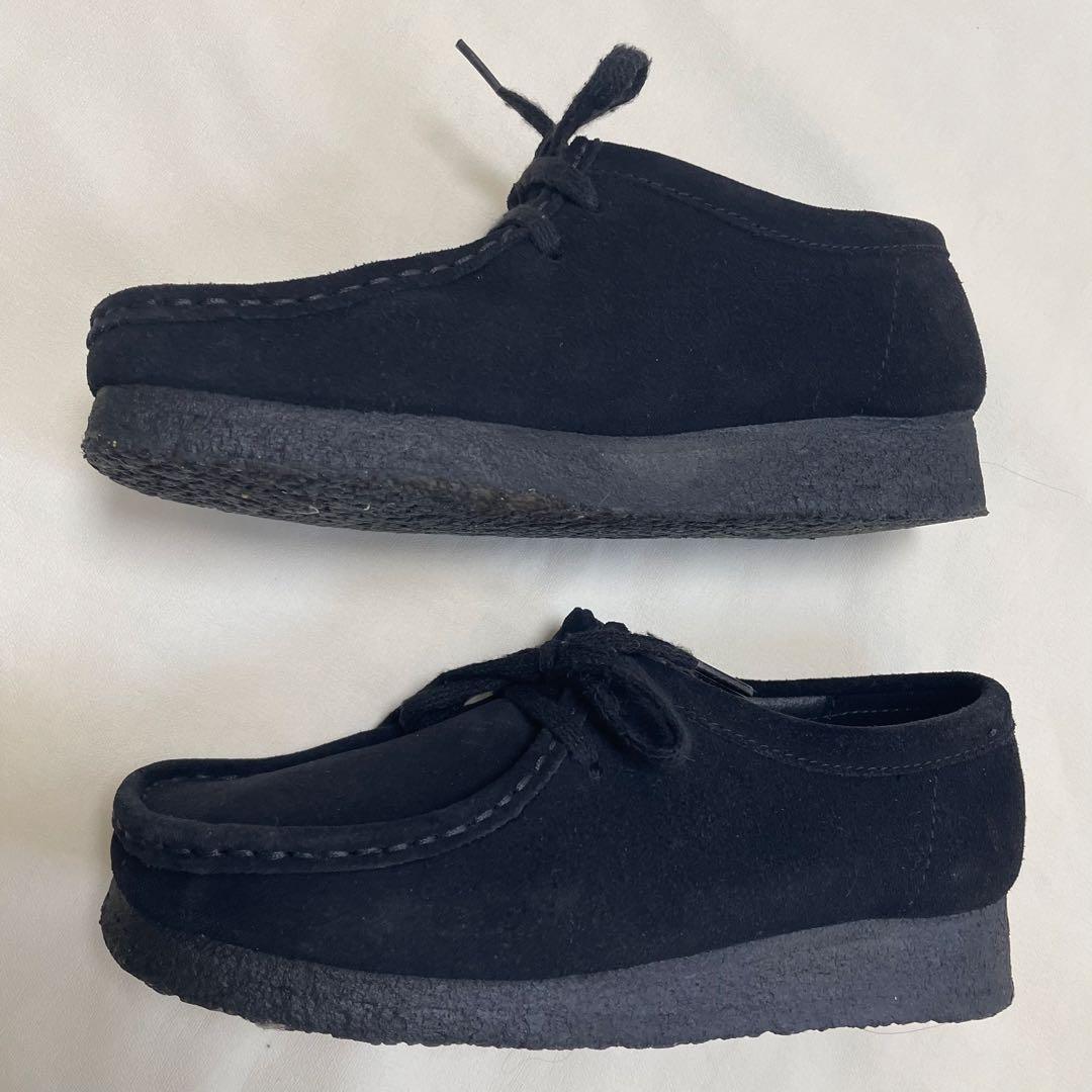 【綺麗】 クラークス オリジナルズ モカシン ワラビー スウェード 黒