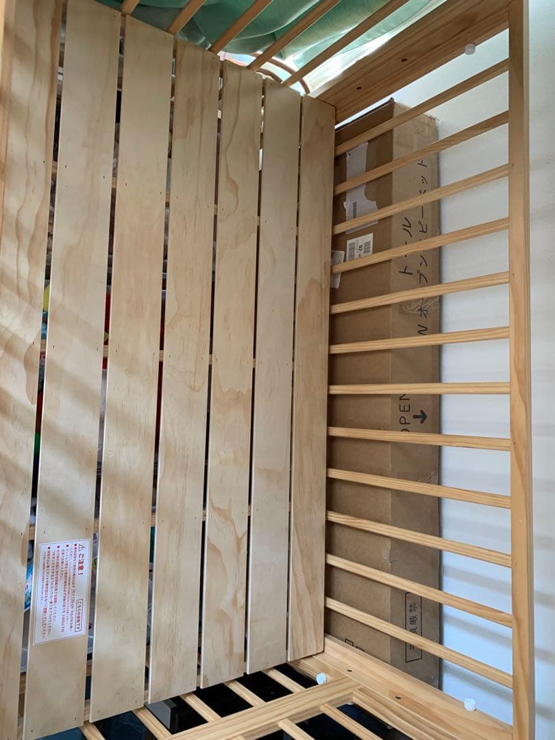 【中古品格安】ベビーベッド　カトージ　ハイタイプ　レギュラー　大和屋