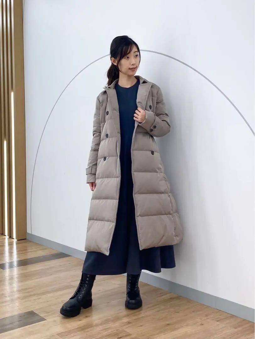 23AW セオリーリュクス　ダブルブレストダウンコート