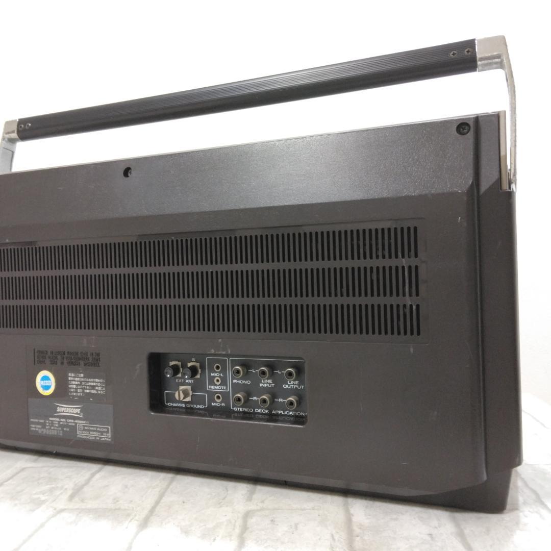 ジャンク レア SUPERSCOPE CRS-4000Ⅱ 中古現状品