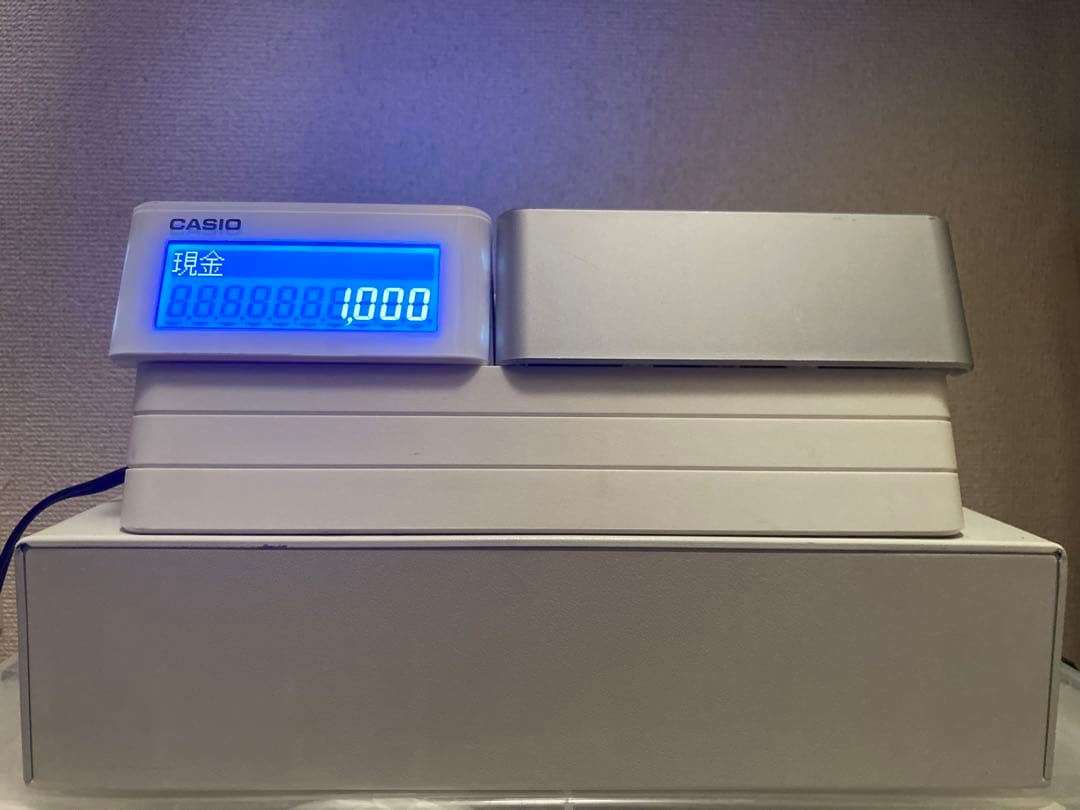 CASIO SR-C550-4SWE レジスター　ジャンク品