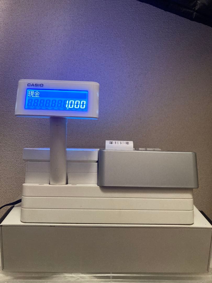 CASIO SR-C550-4SWE レジスター　ジャンク品