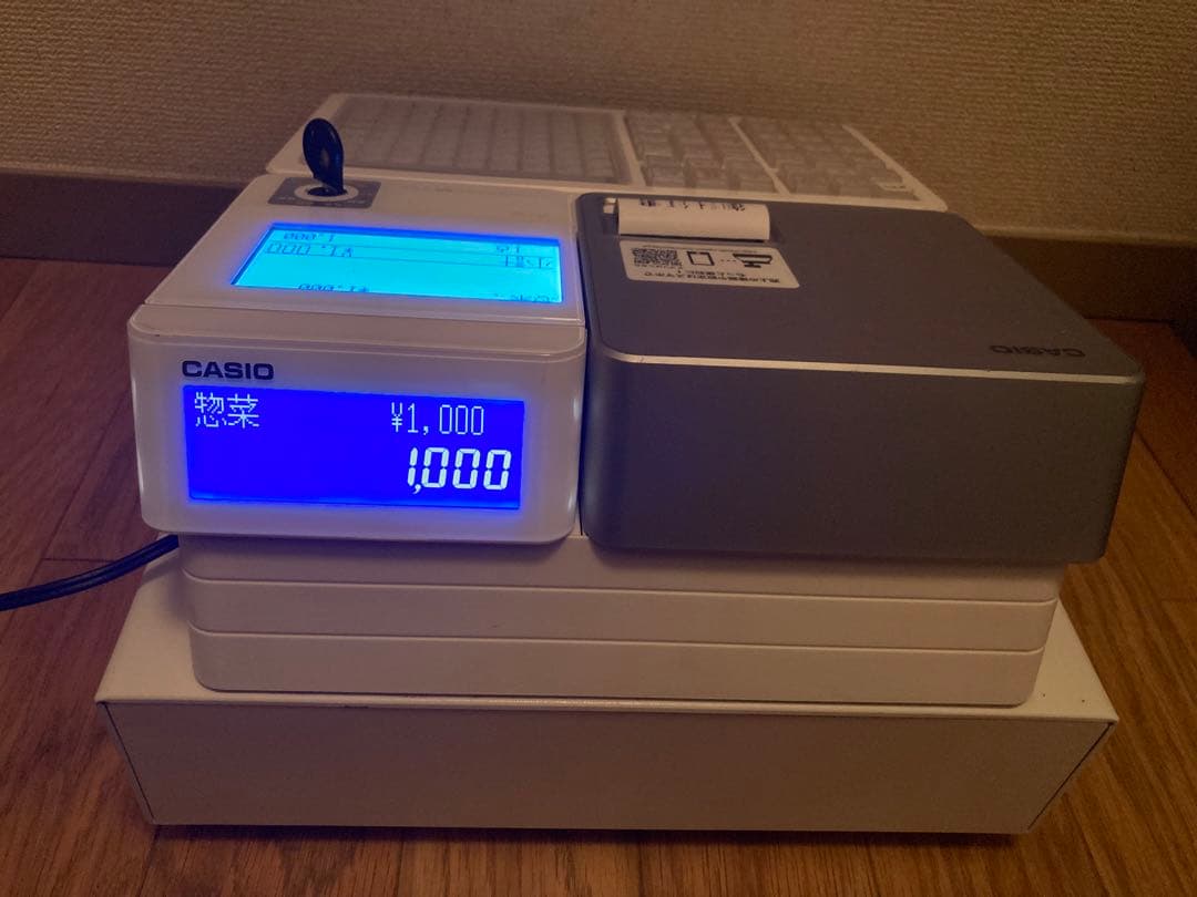 CASIO SR-C550-4SWE レジスター　ジャンク品