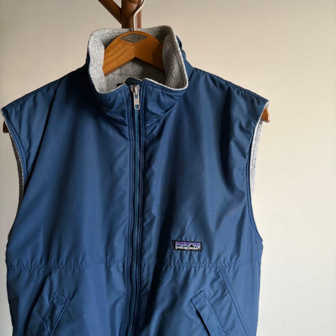 90S Patagonia シェルドシンチラ ネイビー　ベスト　ナイロン
