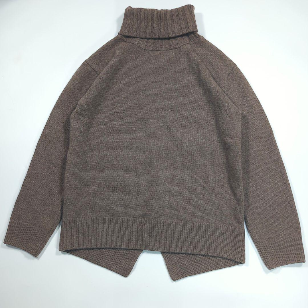 ミューズ ドゥーズィエムクラス カシミヤ混タートルネック ニット セーター