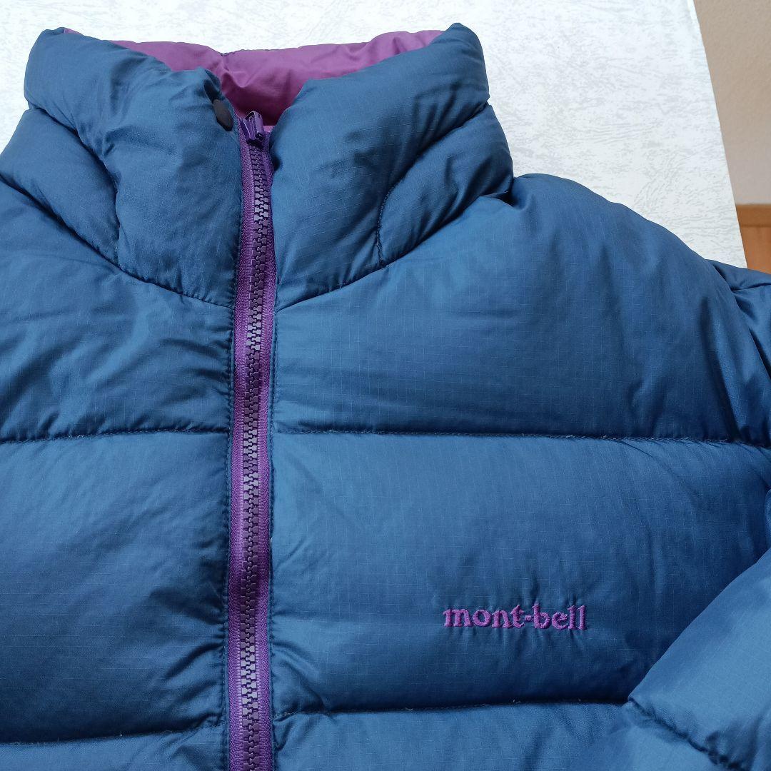 90's old mont-bell ダウン リバーシブル 肉厚　短丈　S
