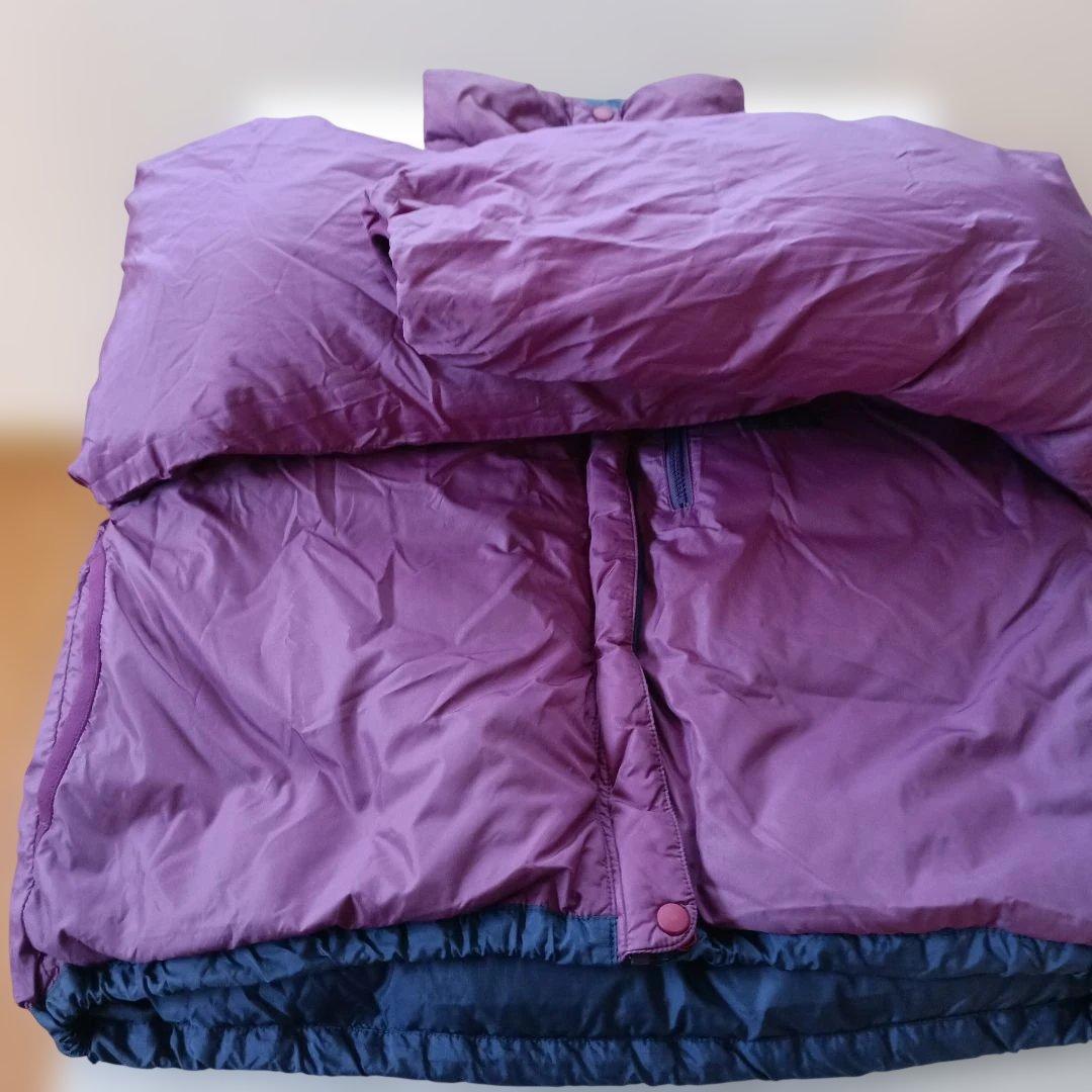 90's old mont-bell ダウン リバーシブル 肉厚　短丈　S