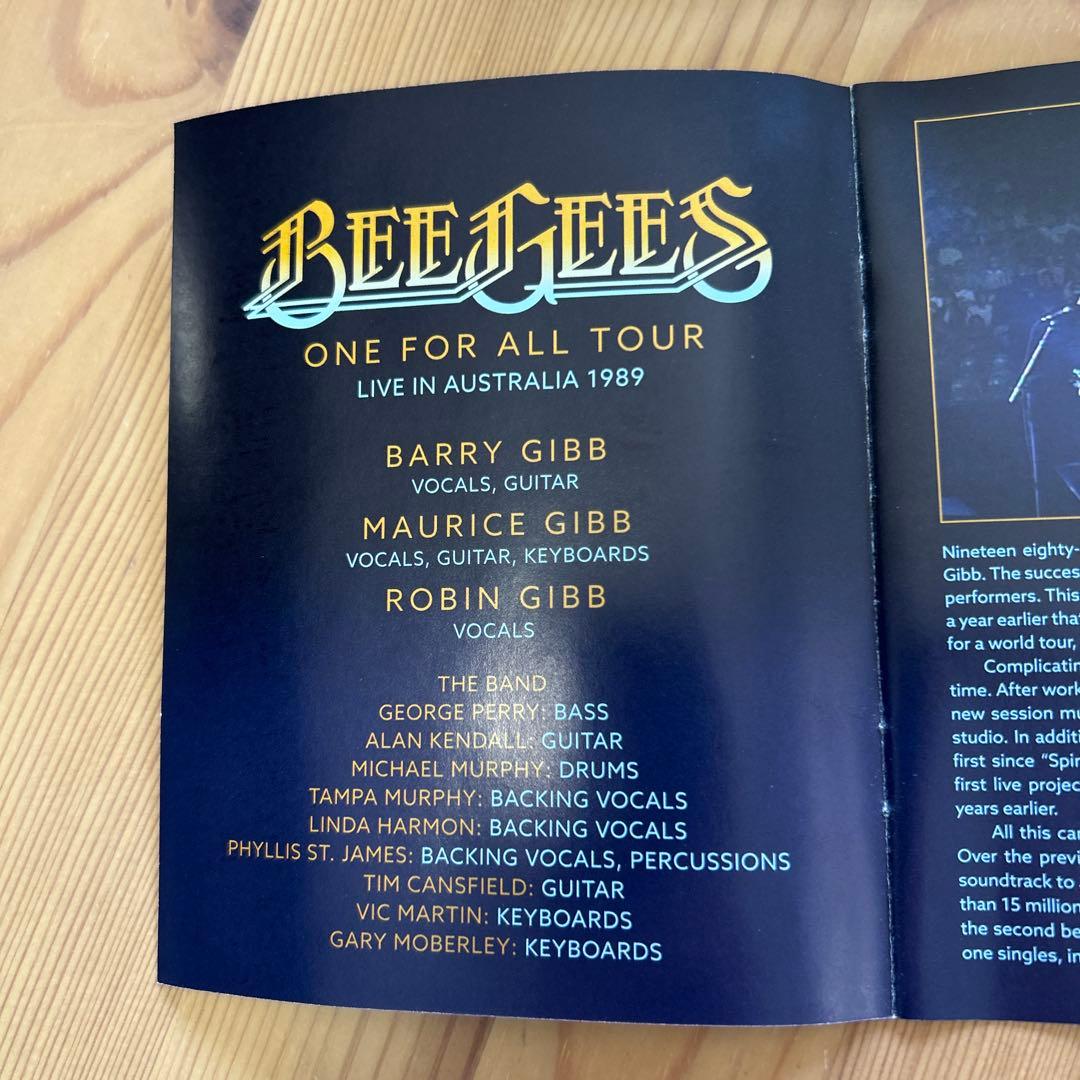 値下げ‼️ビージーズDVD「BEE GEES/ONE FOR ALL TOUR」