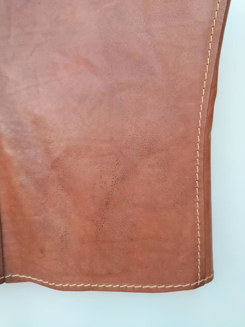 DOLCE&GABBANA　ドルチェアンドガッバーナ　レザーベスト　S〜M相当